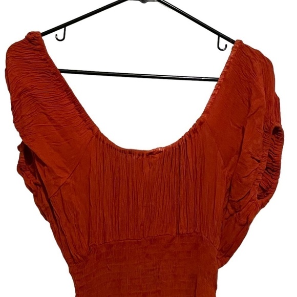 Tie Dye Maxi Boho Peasant Dress - Picture 5 of 8